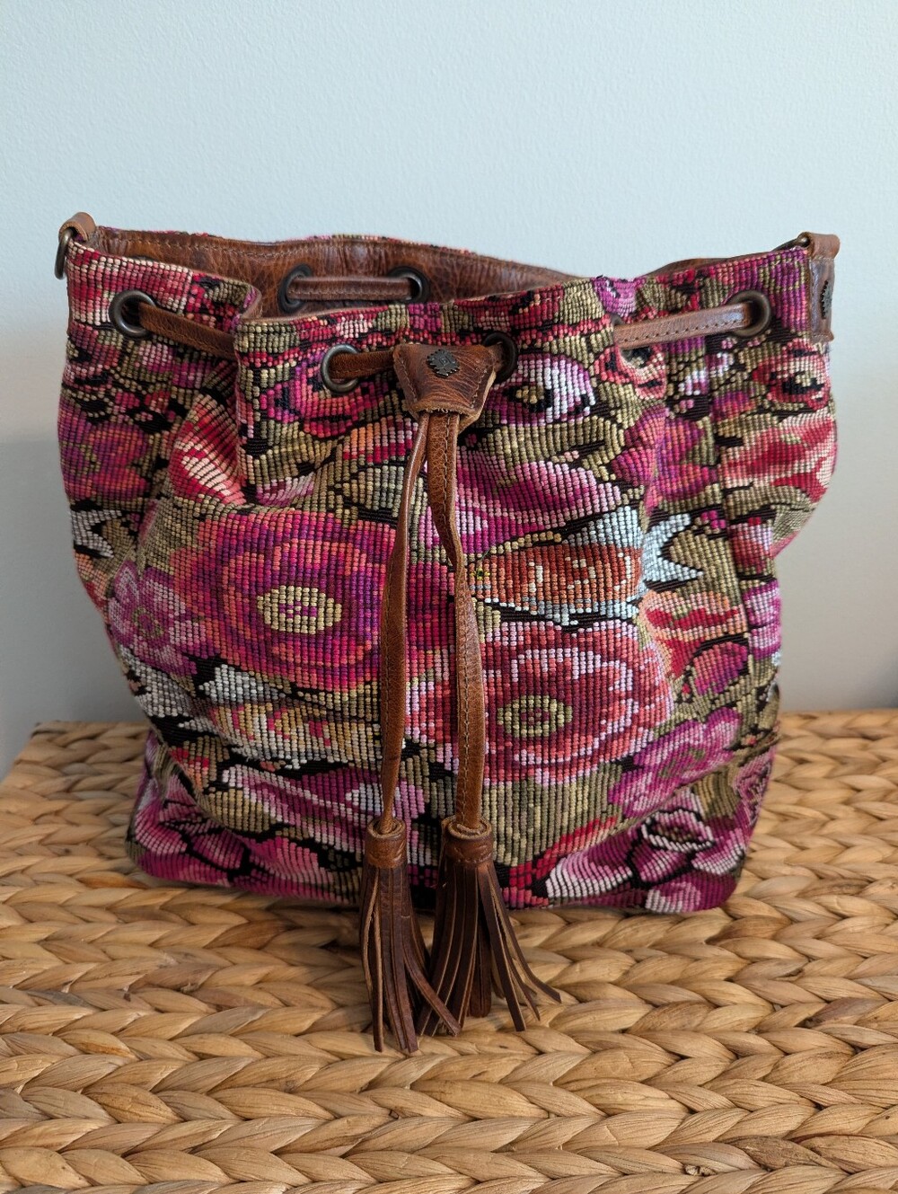 Nena & Co Drawstring Bucket Bag